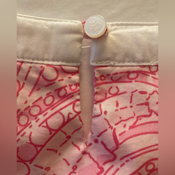 Lilly Pulitzer girls seahorse top pink/white sz 12 - Picture 5 of 15